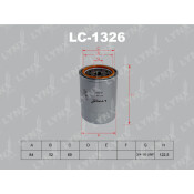Фильтр масляный LYNXauto, арт. LC-1326