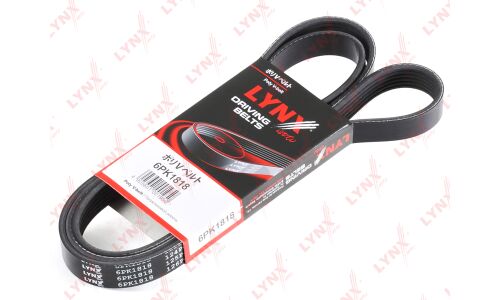 Ремень поликлиновый LYNXauto, арт. 6PK1818