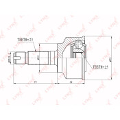 ШРУС LYNXauto, внешний, арт. CO-3413