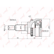 ШРУС LYNXauto, внешний, арт. CO-7303A