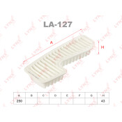 Фильтр воздушный LYNXauto, арт. LA-127