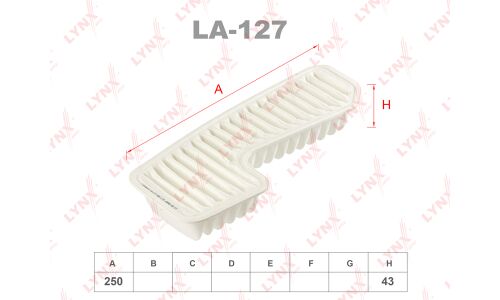 Фильтр воздушный LYNXauto, арт. LA-127