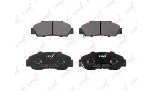 Колодки тормозные дисковые LYNXauto передние, комплект на ось (4 шт), арт. BD-3405