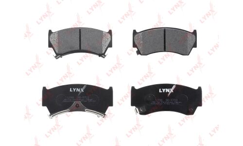Колодки тормозные дисковые LYNXauto передние, комплект на ось (4 шт), арт. BD-5703
