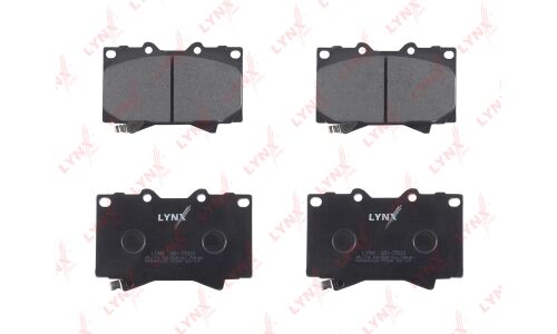 Колодки тормозные дисковые LYNXauto передние, комплект на ось (4 шт), арт. BD-7503