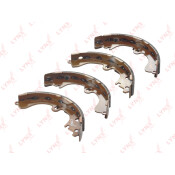Колодки тормозные барабанные LYNXauto, комплект на ось (4 шт), арт. BS-7502