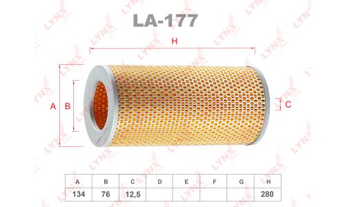 Фильтр воздушный LYNXauto, арт. LA-177