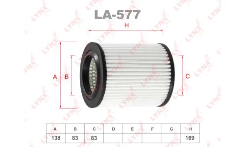 Фильтр воздушный LYNXauto, арт. LA-577