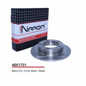 Диск тормозной Allied Nippon, передний, правый/левый, 1 шт, арт. ADC1721