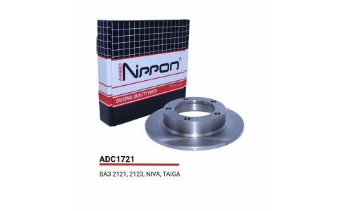 Диск тормозной Allied Nippon, передний, правый/левый, 1 шт, арт. ADC1721