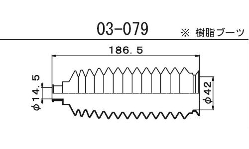 Пыльник рулевой рейки Maruichi, арт. 03-079