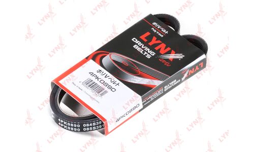Ремень поликлиновой (EPDM, Power Max) LYNXauto, арт. 4PK0890