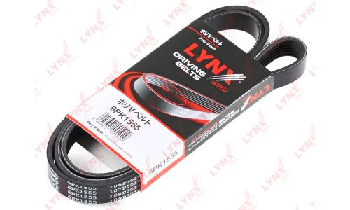 Ремень поликлиновый LYNXauto, арт. 6PK1555