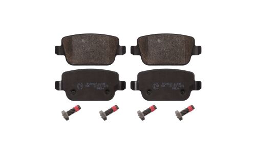 Колодки тормозные дисковые Febi, задние, комплект на ось (4 шт), арт. 16642