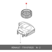 Фильтр воздушный Renault, арт. 7701070525