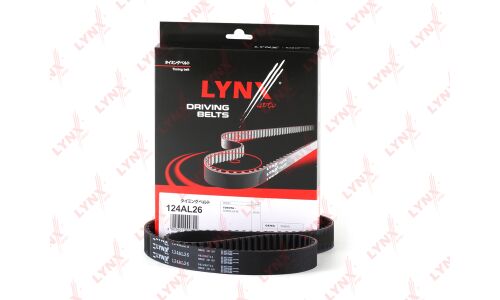 Ремень ГРМ LYNXauto, арт. 124AL26
