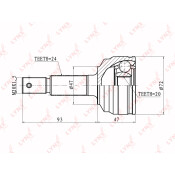 ШРУС LYNXauto, внешний, арт. CO-1820