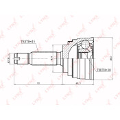 ШРУС LYNXauto, внешний, арт. CO-5501