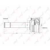 ШРУС LYNXauto, внешний, арт. CO-5503