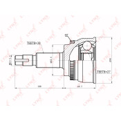 ШРУС LYNXauto, внешний, арт. CO-7524A