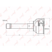 ШРУС LYNXauto, внешний, арт. CO-7526