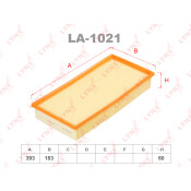 Фильтр воздушный LYNXauto, арт. LA-1021