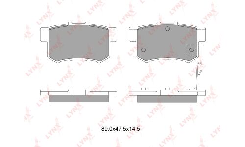 Колодки тормозные LYNXauto дисковые, арт. BD-3401