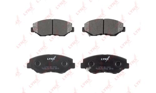 Колодки тормозные дисковые LYNXauto передние, комплект на ось (4 шт), арт. BD-3404