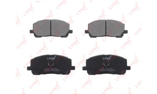 Колодки тормозные дисковые LYNXauto передние, комплект на ось (4 шт), арт. BD-7506