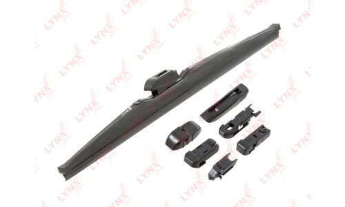 Щетка стеклоочистителя LynxAuto 450мм (18") каркасная, зимняя, крепления J-Hook, Side Pin (P&H), Slim Top, Pinch Tab, Push Button, Bayonet, 1 шт, арт. LW450