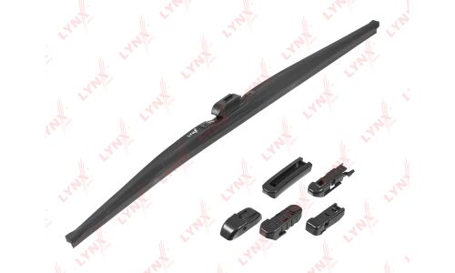 Щетка стеклоочистителя LynxAuto 700мм (28") каркасная, зимняя, крепления J-Hook, Side Pin (P&H), Slim Top, Pinch Tab, Push Button, Bayonet, 1 шт, арт. LW700
