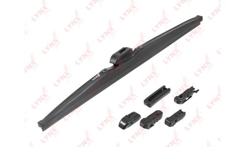 Щетка стеклоочистителя LynxAuto 480мм (19") каркасная, зимняя, крепления J-Hook, Side Pin (P&H), Slim Top, Pinch Tab, Push Button, Bayonet, 1 шт, арт. LW480