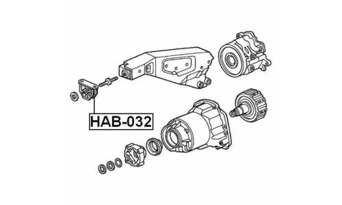 Подушка дифференциала Febest, арт. HAB-032