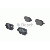 Колодки тормозные дисковые Bosch, задние, комплект на ось (4 шт), арт. 0 986 494 247