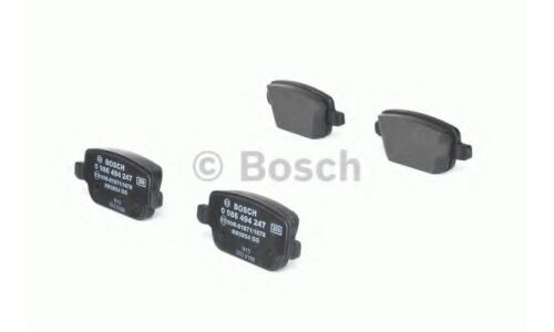 Колодки тормозные дисковые Bosch, задние, комплект на ось (4 шт), арт. 0 986 494 247