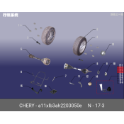 ШРУС внутренний | перед лев Chery/Exeed, арт. A11-XLB3AH2203050E