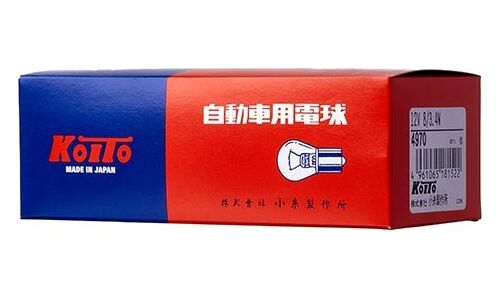Лампа Koito P8/3.4W (BAY15d, B19), 12В, 8/3.4Вт, арт. 4970