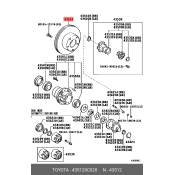 Диск тормозной Toyota, передний, арт. 43512-0C020