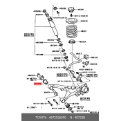 Сайлентблок заднего рычага Toyota, арт. 48725-26090
