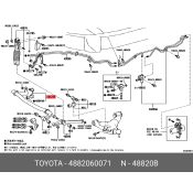 Стойка стабилизатора (линк) Toyota, передняя, правая, арт. 48820-60071
