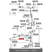 Сайлентблок Toyota, арт. 48654-60050