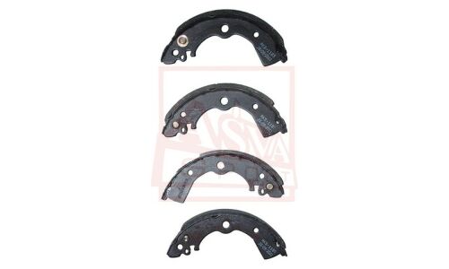 Колодки тормозные барабанные Akyoto, комплект на ось (4 шт), арт. AKS-1185