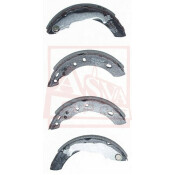 Колодки тормозные барабанные Akyoto, комплект на ось (4 шт), арт. AKS-1251