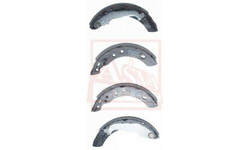 Колодки тормозные барабанные Akyoto, комплект на ось (4 шт), арт. AKS-1251