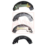 Колодки тормозные барабанные Akyoto, комплект на ось (4 шт), арт. AKS-2016