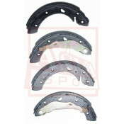 Колодки тормозные барабанные Akyoto, комплект на ось (4 шт), арт. AKS-2347
