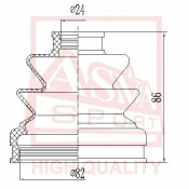 Пыльник ШРУСа Asva, арт. ASBT-46