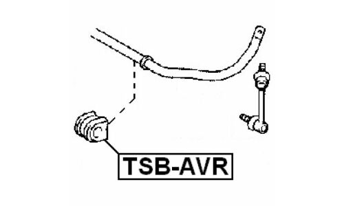 Втулка стабилизатора Febest, арт. TSB-AVR