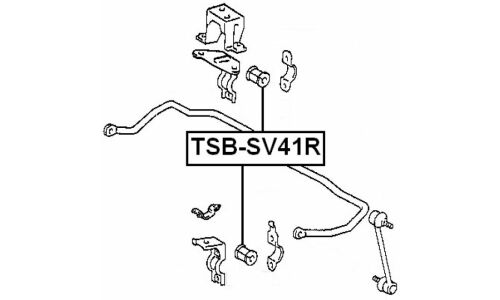 Втулка Febest, арт. TSB-SV41R