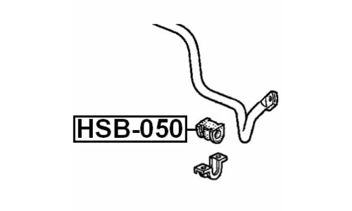 Втулка стабилизатора Febest, арт. HSB-050